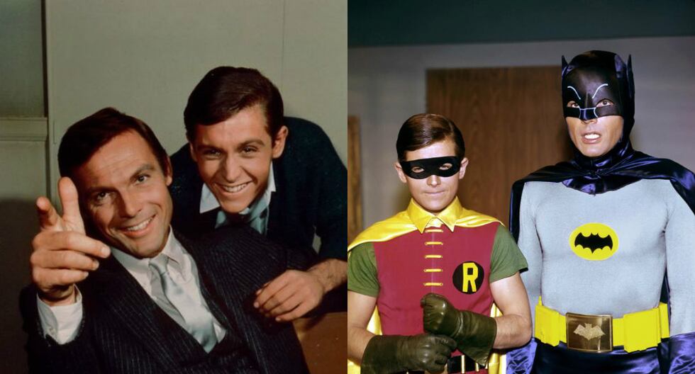 Adam West and Burt Ward together, and as Batman and Robin