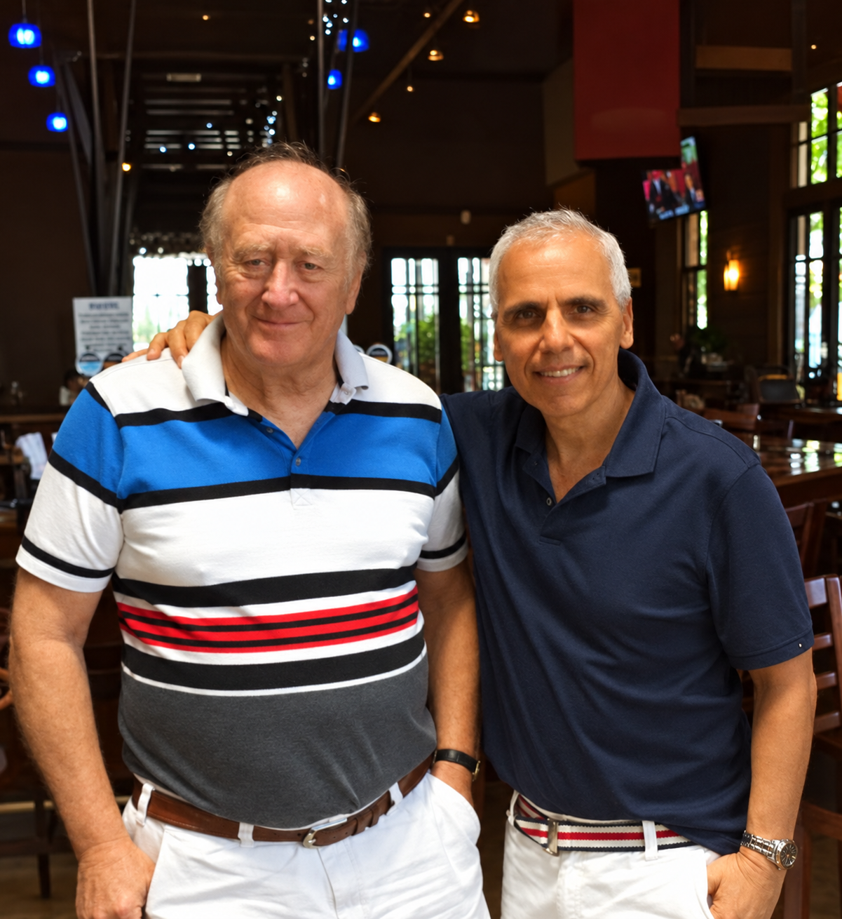 Herbie J Pilato with Lloyd Schwartz