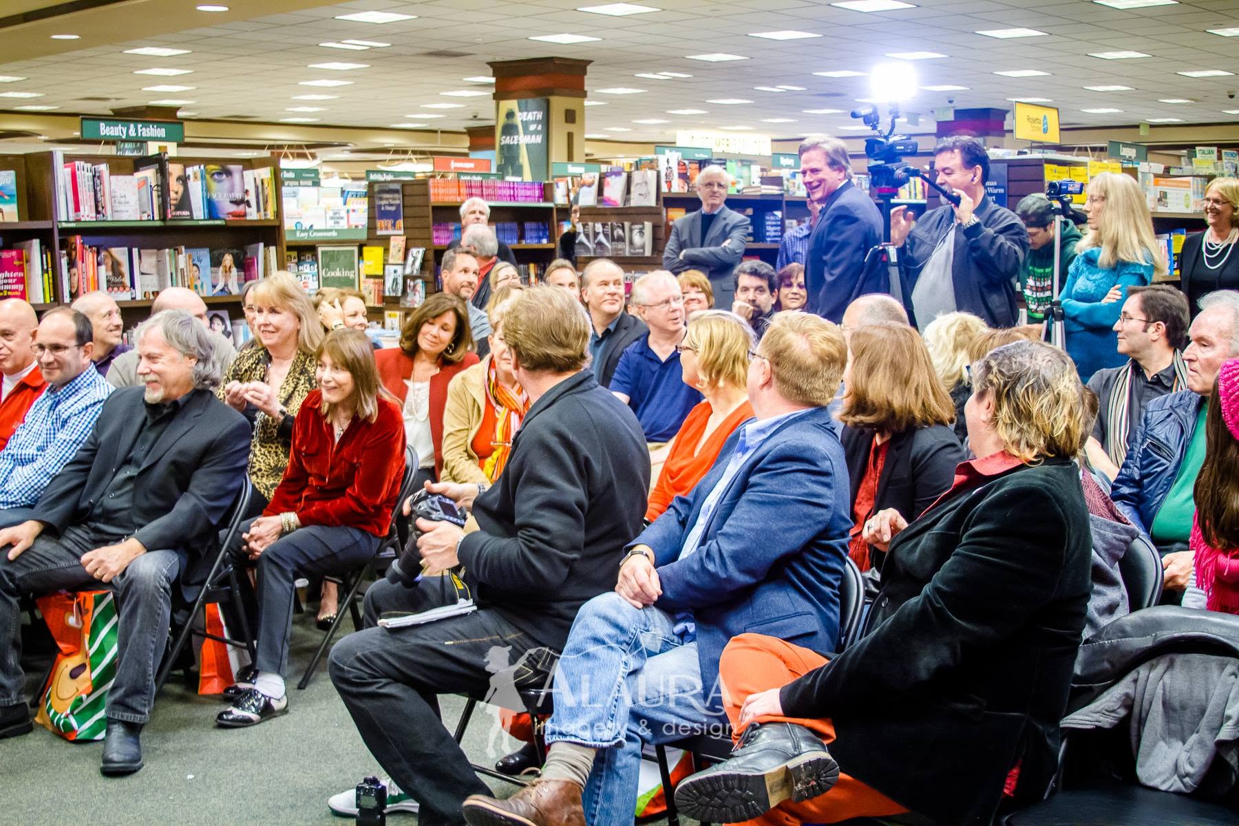 Dean Butler at a live bookstore event