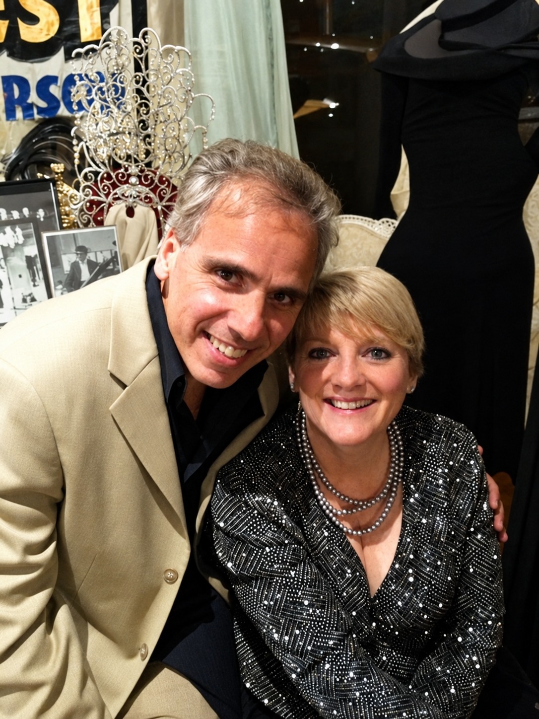 Herbie J Pilato with Alison Arngrim
