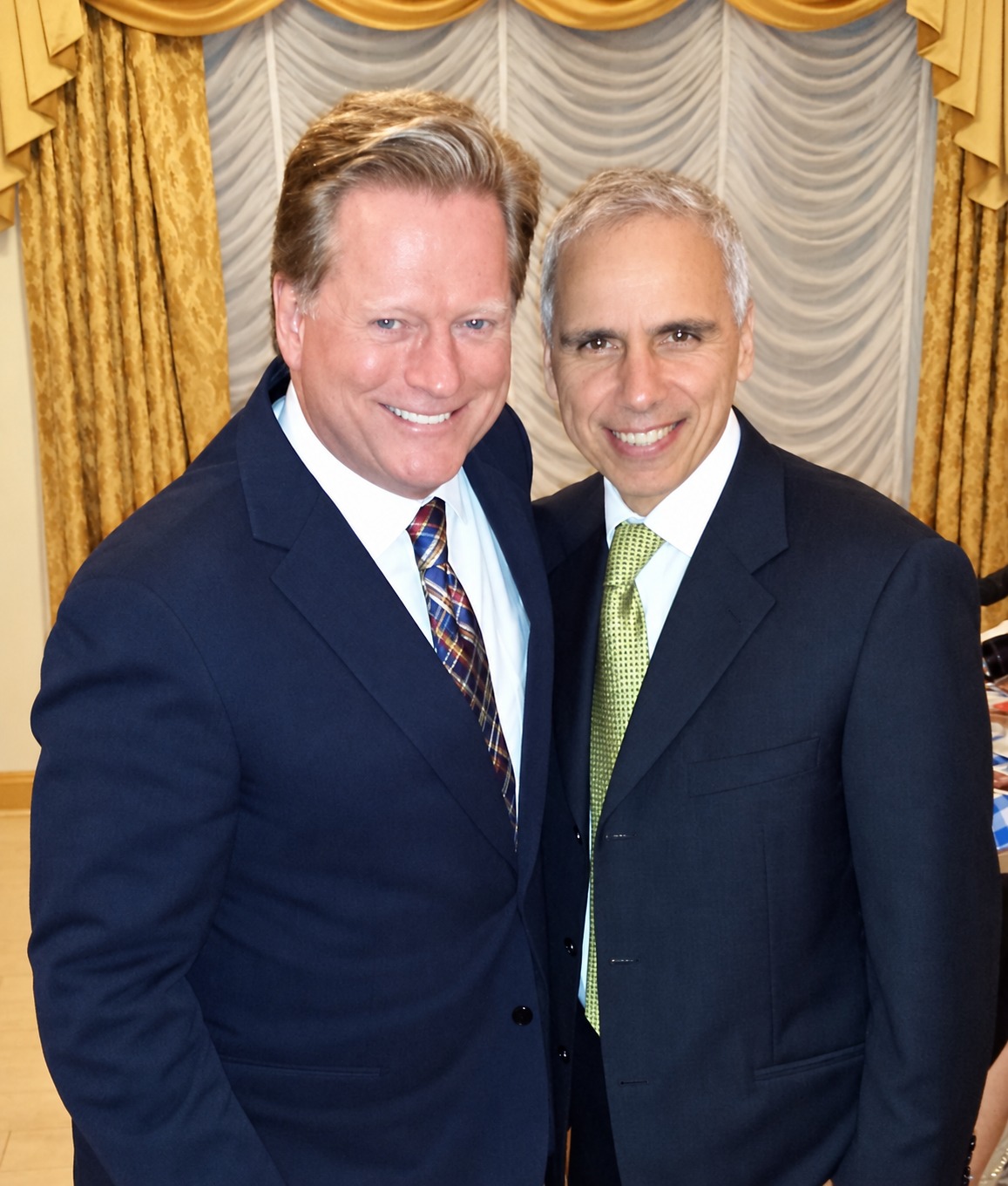 Herbie J Pilato with Dean Butler