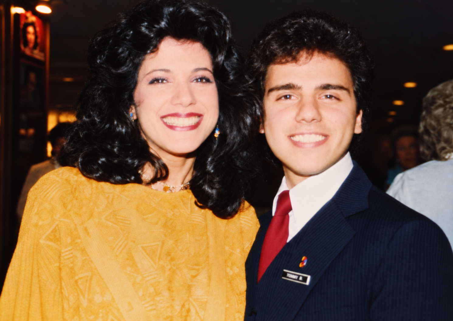 Herbie J Pilato with Saundra Santiago